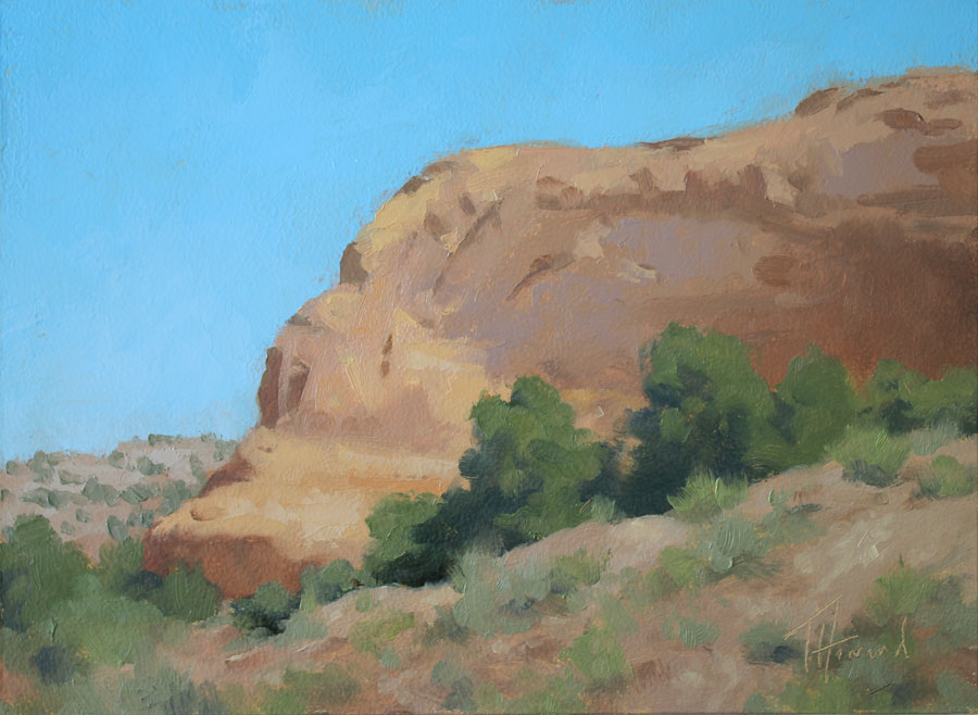 Desert Rock<br>9x12 oil on panel<br>available